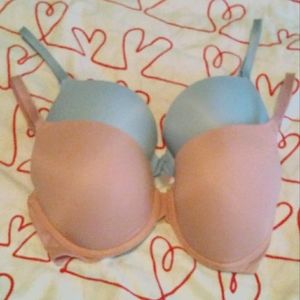 Victorias secret PINK wear everywhere push up bras size 32DD